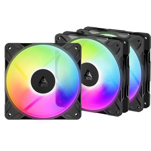 Set ventilatoare Arctic P14 Pro Reverse A-RGB, 3 x 140 mm, 400 - 2500 rpm, PWM (Negru)