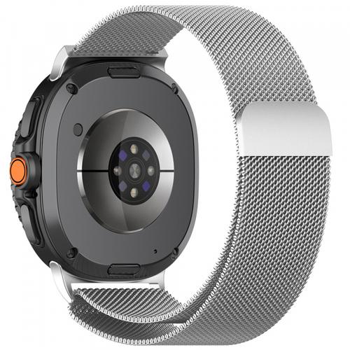 Curea Techsuit W009 pentru Samsung Galaxy Watch 8 Classic / Watch8 44mm / Watch 8 40mm, Argintiu