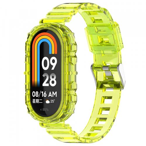 Curea Techsuit W017 pentru Xiaomi Smart Band 8, Galben