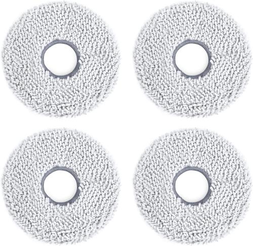 Set 4 rezerve de mop lavabil Ecovacs DWP020022, compatibil T50&T50 MAX Family, T30C (Alb)