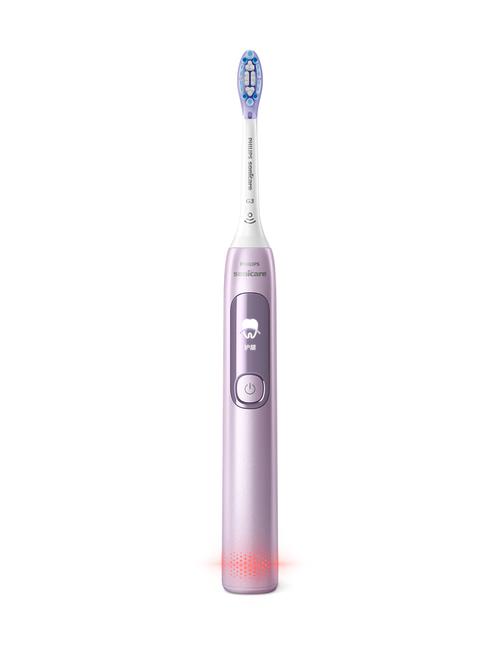 Periuta de dinti electrica Philips Sonicare HX3792/12, cu display, 5 moduri de periere, senzor de presiune vizual, o intensitate, contine: un capat de periere G3 Gum Care, un incarcator, aspect metalic (Roz)
