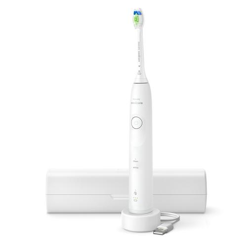 Periuta de dinti electrica Philips Sonicare HX7110/02, 62.000 miscari/minut, Autonomie 21 zile, toc transport (Alb)