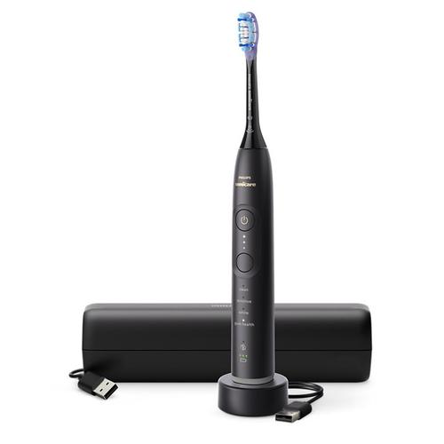 Periuta de dinti electrica Philips Sonicare HX7421/01, 3 viteze, 4 programe, 62.000 miscari/minut, Autonomie 504 ore, Bluetooth (Negru)