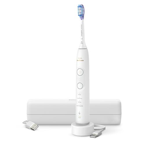 Periuta de dinti electrica Philips Series 7100 HX7420/01, 4 moduri periaj, 3 intensitati, 62.000 miscari/minut, 1 capat inclus G3 Premium Gum Care, Toc de transport cu incarcare (Alb)