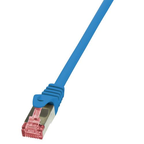 Cablu S/FTP LOGILINK Cat6, LSZH, cupru, 0.25 m, albastru, AWG27, dublu ecranat CQ2016S 1 Cablu S/FTP LOGILINK Cat6, LSZH, cupru, 0.25 m, albastru, AWG27, dublu ecranat CQ2016S