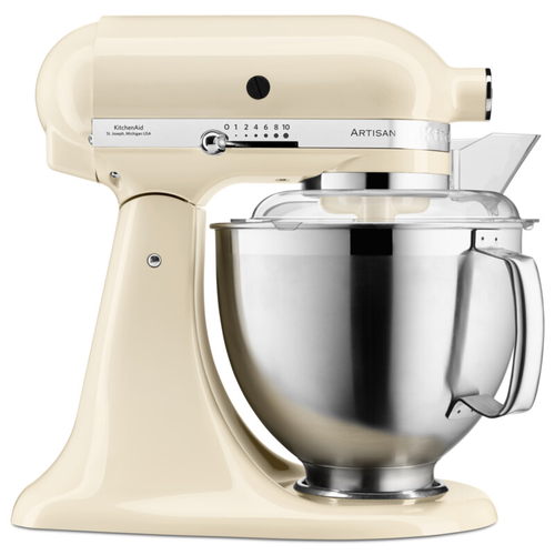 Mixer profesional KitchenAid Artisan Elegance 5KSM185PSEAC, 4.8 l/ 3 l, 300 W, Carlig aluat, Batator 6 fire (Crem) 1 Mixer profesional KitchenAid Artisan Elegance 5KSM185PSEAC, 4.8 l/ 3 l, 300 W, Carlig aluat, Batator 6 fire (Crem)