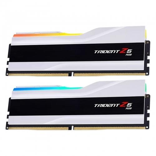 Memorii G.Skill Trident Z5 RGB White Intel XMP 3.0 64GB, DDR5-6000MHz, CL36, Dual Channel