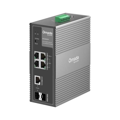 Switch TP-Link Omada IES206GPP, 4 porturi (3 PoE+, 1 PoE++)