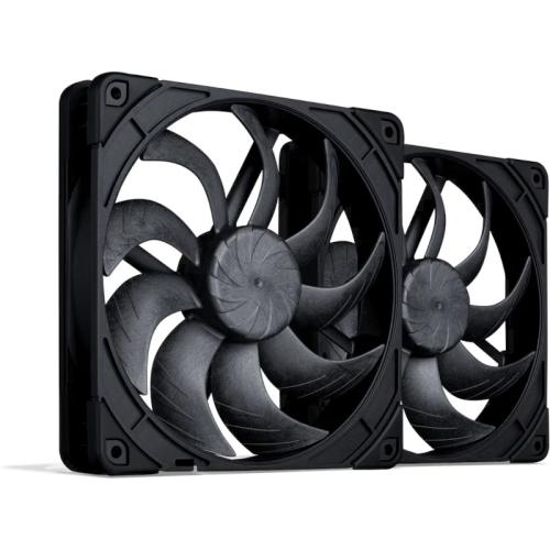 Set ventilatoare Noctua NF-A14x25 G2 PWM Sx2-PP, 140 mm, 2 bucati (Negru)
