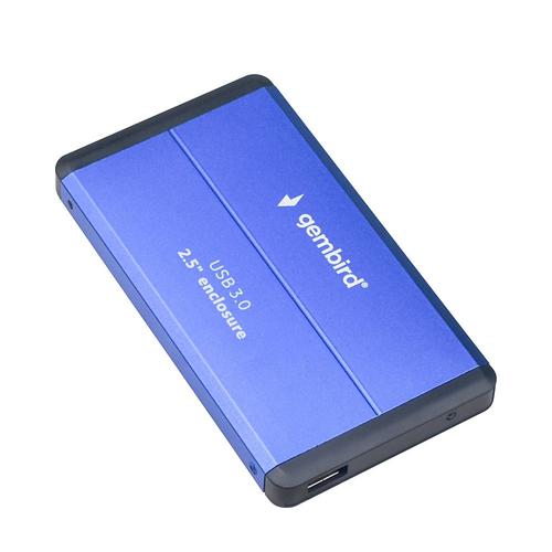 Rack hard disk Gembird, SATA 3, USB 3.0, 2.5 inch, Albastru/Negru