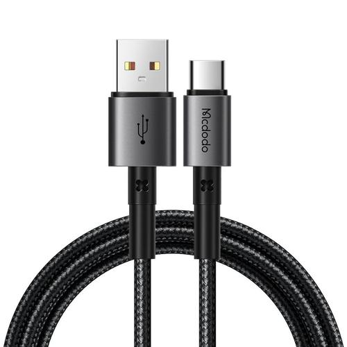 Cablu de date Mcdodo CA-3590, USB-A la Type-C 100W, PD Fast Charging, 3A, 1.2m, Negru 1 Cablu de date Mcdodo CA-3590, USB-A la Type-C 100W, PD Fast Charging, 3A, 1.2m, Negru