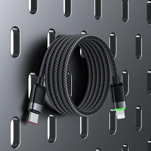 Cablu de date Mcdodo CA-2010, Type-C la Lightning 36W, Fast Charging Self-Winding Series, 1.2m, Negru 1 Cablu de date Mcdodo CA-2010, Type-C la Lightning 36W, Fast Charging Self-Winding Series, 1.2m, Negru