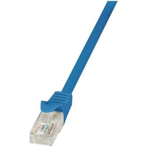 Cablu UTP LOGILINK Cat6, cupru-aluminiu, 1 m, albastru, AWG24, CP2036U 1 Cablu UTP LOGILINK Cat6, cupru-aluminiu, 1 m, albastru, AWG24, CP2036U