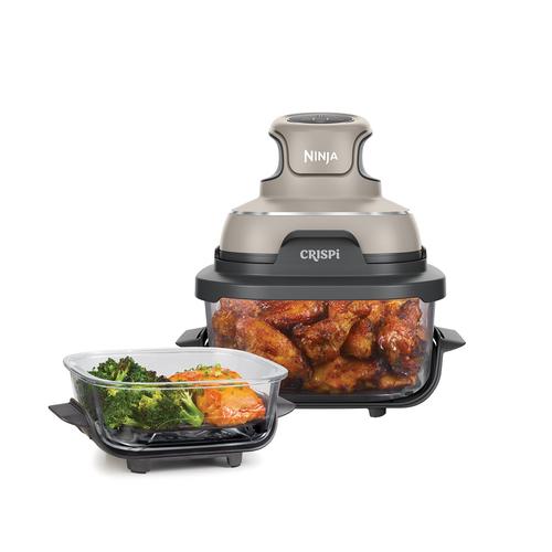 Friteuza cu aer cald Ninja CRISPi 4in1 FN101, PowerPod 1700W, 3.8L/1.4L, 2 recipiente sticla termorezistenta TempWare, 2 placi cu invelis ceramic Crisper Plate, 2 capace pentru depozitare (Crem) 1 Friteuza cu aer cald Ninja CRISPi 4in1 FN101, PowerPod 1700W, 3.8L/1.4L, 2 recipiente sticla termorezistenta TempWare, 2 placi cu invelis ceramic Crisper Plate, 2 capace pentru depozitare (Crem)