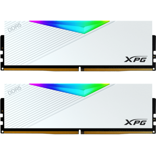 Memorii A-Data XPG Lancer RGB White Intel XMP 3.0/AMD EXPO, 32GB, DDR5-6400 MHz, CL32, Dual channel