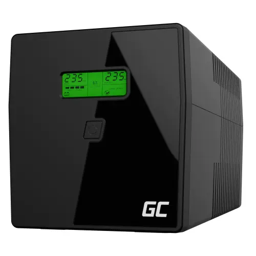 UPS Green Cell 700W 1000VA Microsine line-interactive USB RJ45 LCD display 2 Prize Schuko 2 IEC 1 UPS Green Cell 700W 1000VA Microsine line-interactive USB RJ45 LCD display 2 Prize Schuko 2 IEC