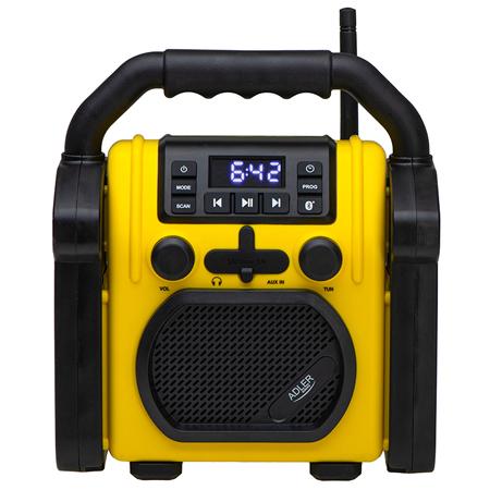 Radio Portabil Adler AD 1911, IPX54, Bluetooth, Aux 1 Radio Portabil Adler AD 1911, IPX54, Bluetooth, Aux