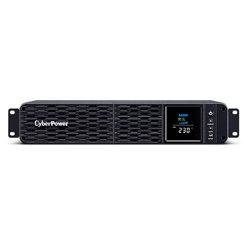 UPS CYBERPOWER CP1200EIPFCRM2U, rack 2U, 1200VA/720W AVR, 8xIEC, LCD, 2x 12V/7Ah, Backup 2-9minute, USB, RS232, RJ45,slot SNMP