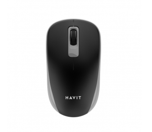 Mouse HAVIT MS626GT, Wireless 2.4Ghz, USB, 1200DPI (Negru/Gri)