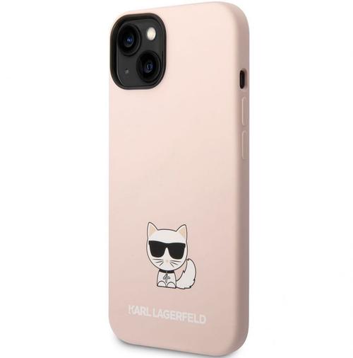 Protectie Spate Karl Lagerfeld Liquid Choupette pentru Apple iPhone 14 Plus (Roz)