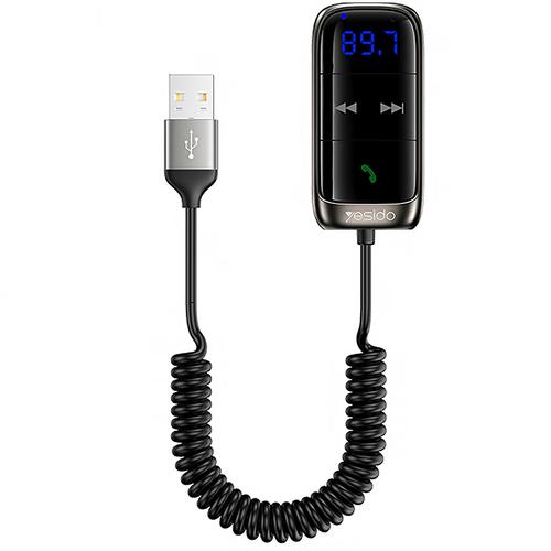Modulator FM Bluetooth Yesido YAU32, 1 x 3.5mm, 1 x microSD, Bluetooth 5.0