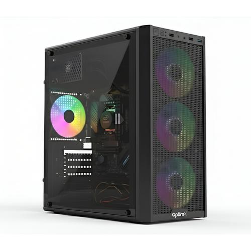 Calculator Sistem Desktop PC OptimX Prime BrazeOne V1, Intel® Core™ i7-12700 up to 4.9GHz, 8GB DDR4, 256GB SSD, Intel® UHD Graphics 630