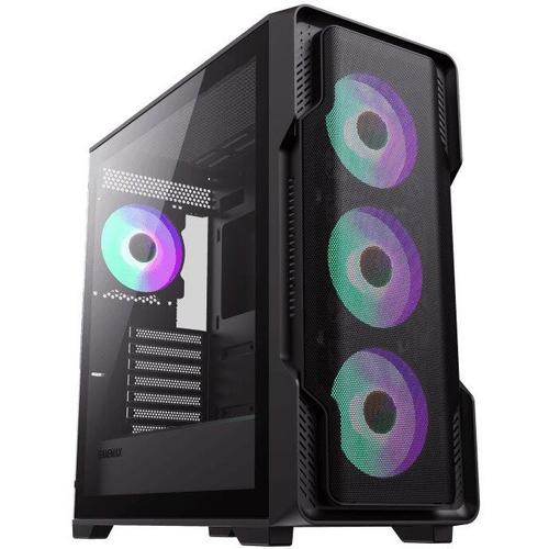Carcasa Gamemax Siege Black, Middle Tower, Fara sursa, ATX