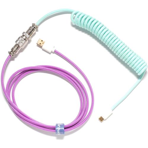 Cablu de date Ducky MK Frozen Llama, USB - USB-C, 1.8m 1 Cablu de date Ducky MK Frozen Llama, USB - USB-C, 1.8m