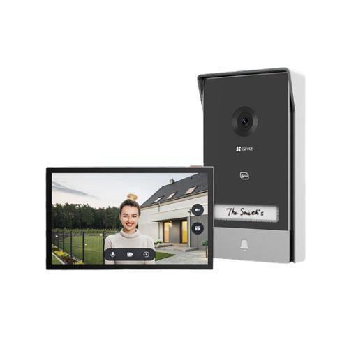 Kit Vindeointerfon Ezviz CS-HP7-R100-1W2TFC; Post exterior: Senzor 1/2.7inch Progressive Scan CMOS, Lentila:2.0 mm @ F2.2 1 Kit Vindeointerfon Ezviz CS-HP7-R100-1W2TFC; Post exterior: Senzor 1/2.7inch Progressive Scan CMOS, Lentila:2.0 mm @ F2.2