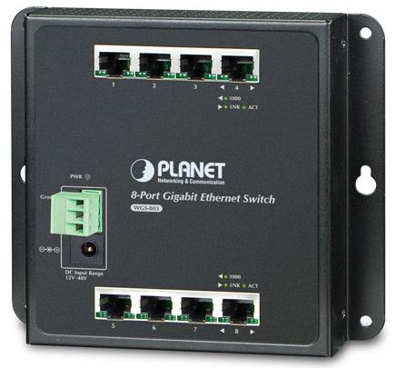 Switch Planet WGS-803, Gigabit, 8 Porturi, Industrial 2 Switch Planet WGS-803, Gigabit, 8 Porturi, Industrial - imagine 2