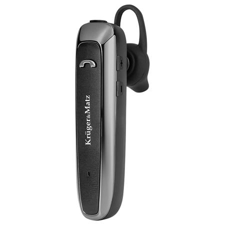 Casca Mono KRUGER&MATZ KM0602 Traveler K14, Bluetooth, Autonomie 20 ore, Apelare vocala, USB-C (Negru) 1 Casca Mono KRUGER&MATZ KM0602 Traveler K14, Bluetooth, Autonomie 20 ore, Apelare vocala, USB-C (Negru)