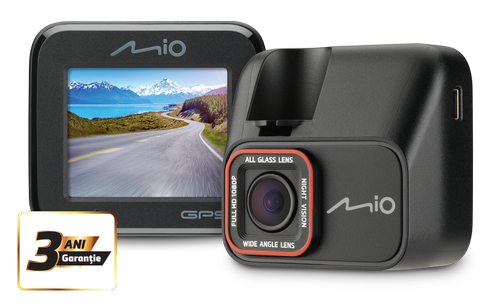 Camera Video Auto Mio Mivue C580, Full HD, 140°, Microfon, G-Sensor, GPS (Negru) 1 Camera Video Auto Mio Mivue C580, Full HD, 140°, Microfon, G-Sensor, GPS (Negru)