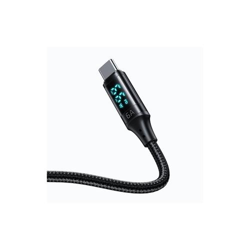 Cablu Type-C Mcdodo Digital HD 1.2m, 6A, 66W (Negru) 1 Cablu Type-C Mcdodo Digital HD 1.2m, 6A, 66W (Negru)
