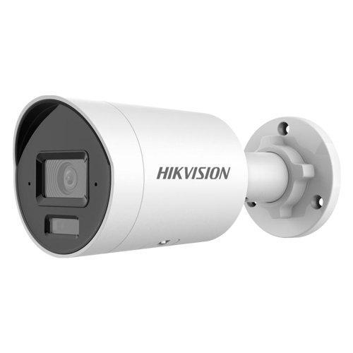 Camera supraveghere exterior IP cu iluminare duala Hikvision Acusense DS-2CD2043G2-LI(2.8MM), 4MP, 2.8 mm, IR/lumina alba 40 m, slot card, PoE, protectie perimetrala