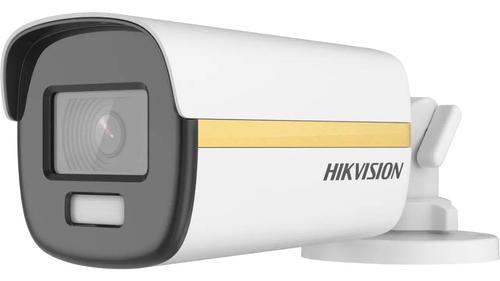 Camera supraveghere video exterior IP Hikvisions DS-2CE12UF3T-E28, Bullet, ColorVu, 8MP 3840x2160, 2.8mm, IP67, IR 40m