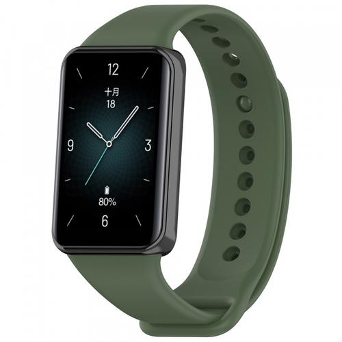 Curea Techsuit W014 pentru Honor Band 9 (Verde Inchis)