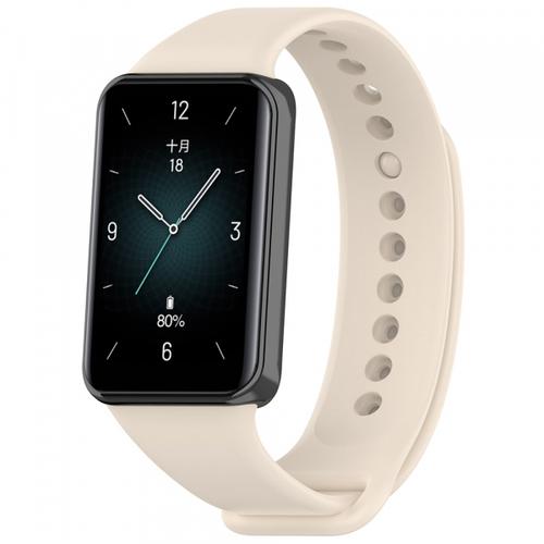 Curea Techsuit W014 pentru Honor Band 9 (Crem)