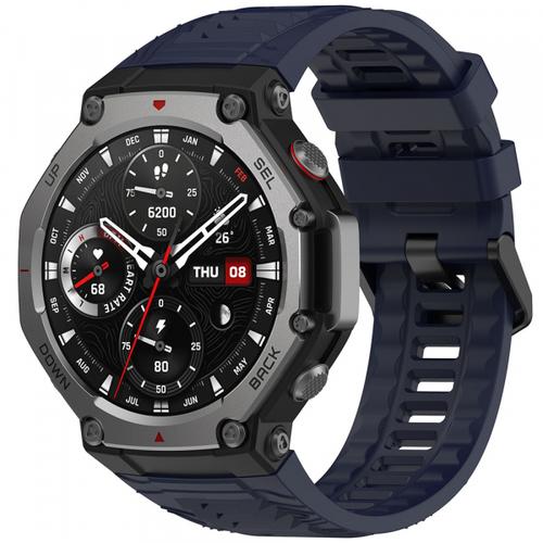 Curea Techsuit W067 pentru Amazfit T-Rex 3 (Bleumarin)
