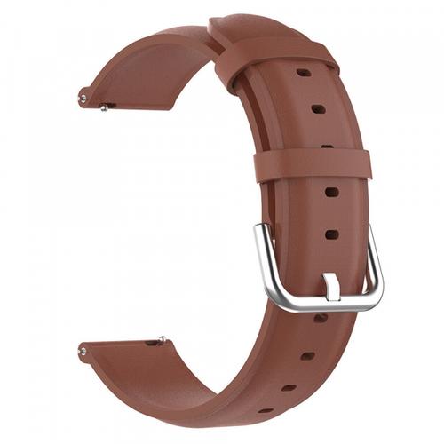 Curea Techsuit W007PU pentru Samsung Galaxy Watch / Huawei Watch Series (Maro)