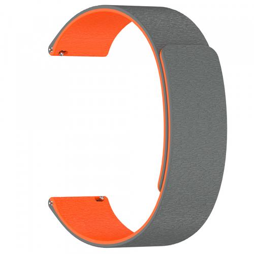 Curea Techsuit W074 pentru Samsung Galaxy Watch Series (Gri/Portocaliu)