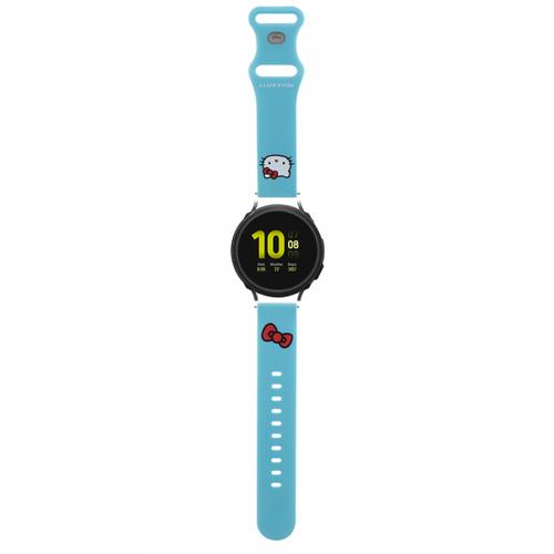 Curea Hello Kitty Silicone Kitty Head pentru Samsung Galaxy Watch / Huawei Watch Series (Albastru)