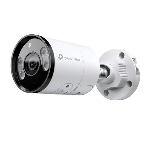 Camera supraveghere IP exterior TP-LINK Full Color VIGI C345, 4 MP, 4 mm, IR/lumina alba 30 m, microfon si difuzor, detectie si clasificare om/vehicul, slot card, vizualizare de pe telefon, PoE