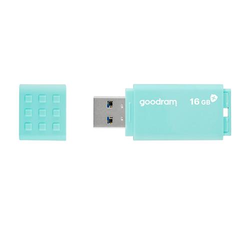 Memorie USB 3.0, 16 GB, Goodram UME3 Care, cu capac, albastra 1 Memorie USB 3.0, 16 GB, Goodram UME3 Care, cu capac, albastra