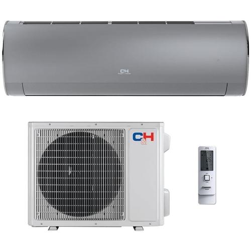 Aparat de aer conditionat Cooper&Hunter Daytona CH-S24FTXD-SC, 24000 BTU, Clasa A++/A+++, Inverter, Wi-Fi, I FEEL, Auto-restart, BLUE-FIN (Argintiu)