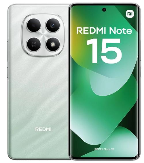 Telefon Mobil Xiaomi Redmi Note 15 4G, Procesor Mediatek Helio G100 Ultra Octa-Core, AMOLED 6.77inch, 8GB RAM, 256GB Flash, Camera Duala 108MP, Wi-Fi, 4G, Dual Sim, Android (Verde)