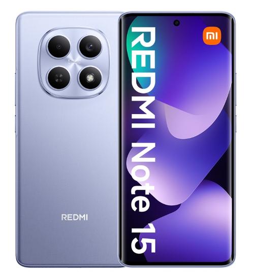 Telefon Mobil Xiaomi Redmi Note 15 4G, Procesor Mediatek Helio G100 Ultra Octa-Core, AMOLED 6.77inch, 8GB RAM, 256GB Flash, Camera Duala 108MP, Wi-Fi, 4G, Dual Sim, Android (Mov)