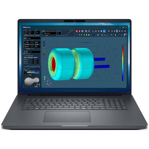 Laptop Dell Pro Max 18 Plus MB18250 (Procesor Intel® Core™ Ultra 7 265HX (30M Cache, up to 5.30 GHz) 18inch WQXGA, 32GB DDR5 CSODIMM, 512GB SSD, NVIDIA RTX PRO 2000 Blackwell @8GB, Linux, Gri)