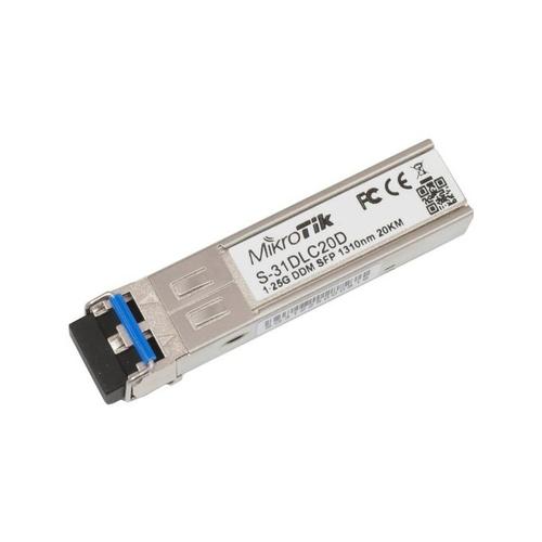 Transceiver Mikrotik S-31DLC20D SFP LX-LC SM 1.25G mt s-31dlc20d 1 Transceiver Mikrotik S-31DLC20D SFP LX-LC SM 1.25G mt s-31dlc20d
