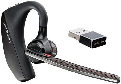 Casca Bluetooth Poly Voyager 5200UC, NFC, Multi-Point (Negru)