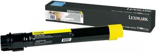 Toner Lexmark X950X2YG (Galben - De mare productivitate)